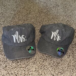 Amazon Gray Mr. and Mrs. Hats